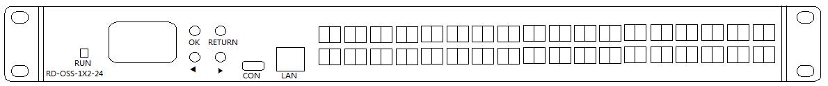 24 1X2 optical switches