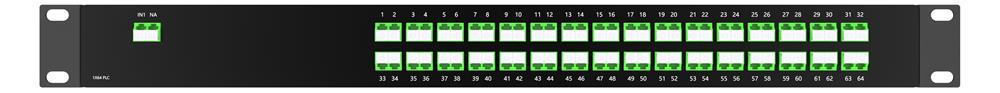 1*64 PLC LC/APC 1U Rack