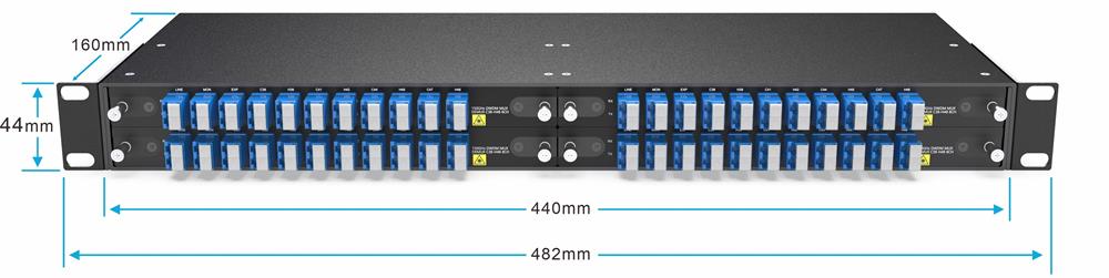 150GHz 8CH DWDM MUX DEMUX C38-H48