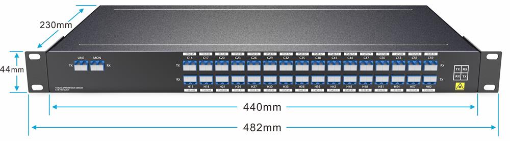 32CH DWDM MUX DEMUX C14-H60