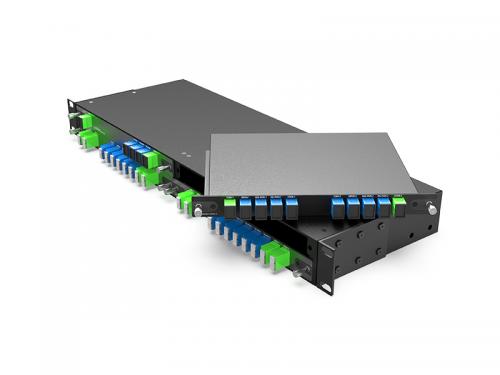  4CH WDM GPON XGS-PON NG-PON2 And OTDR Plug-in LGX Box 215*150*20MM .