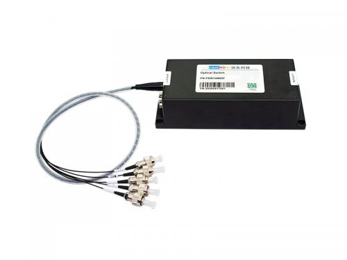  1X4 Step-index multimode fiber Optical switch .