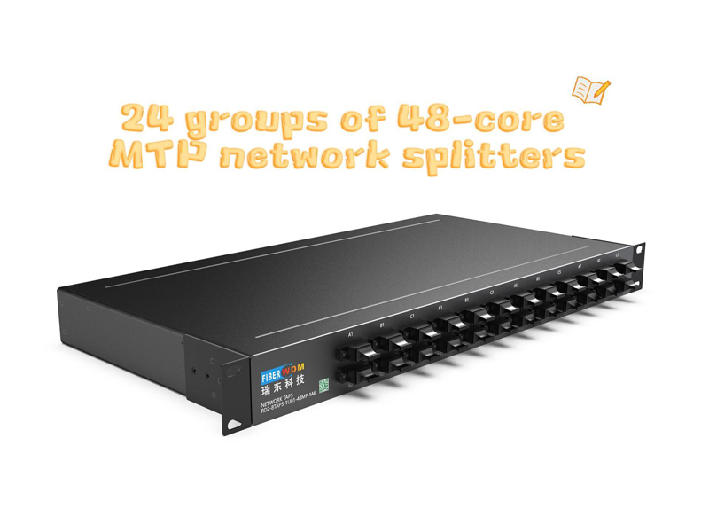 24 gruppi di splitter di rete MTP a 48 core